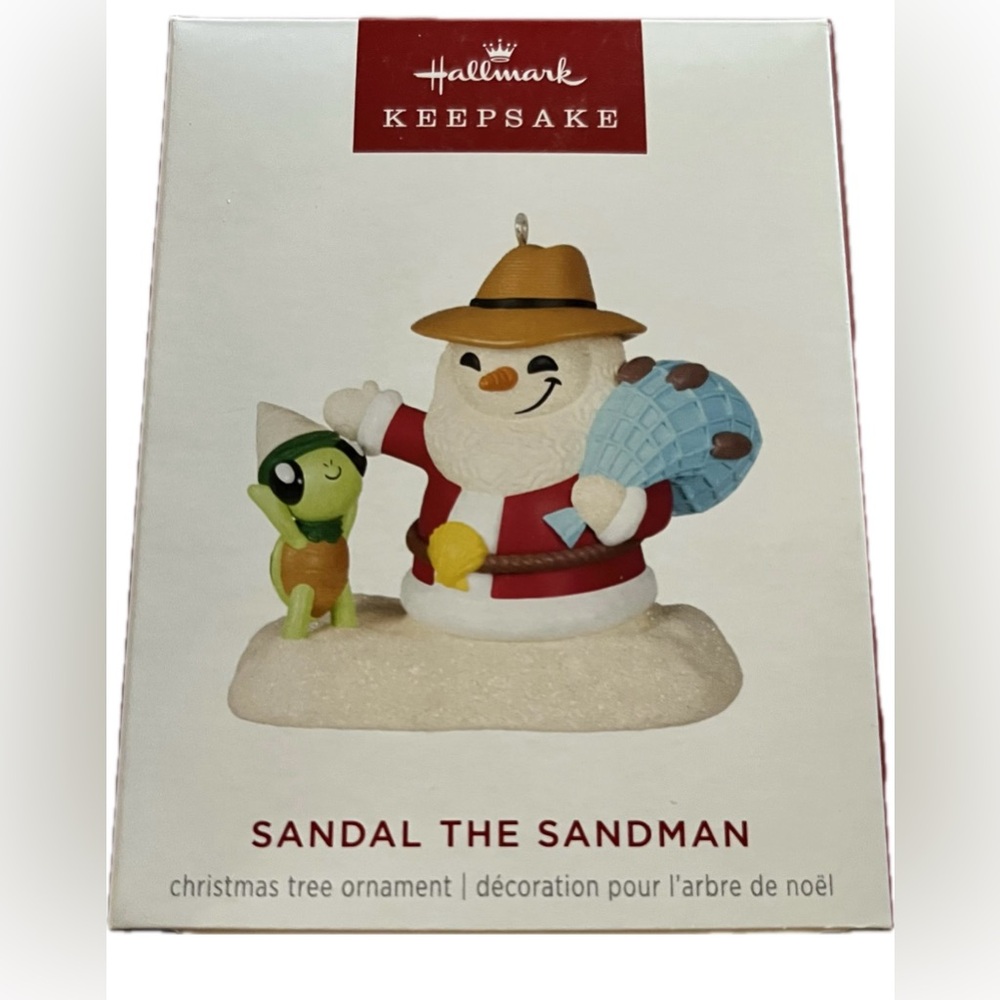 Hallmark Sandal the Sandman ornament Allie Robillard artist
